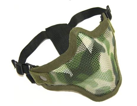 Steel Half Face Mask (Woodland)