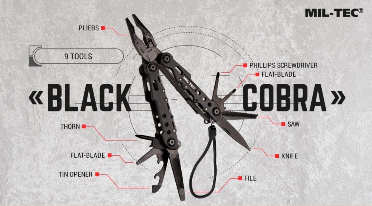 BLACK COBRA MULTI TOOL - Image 7