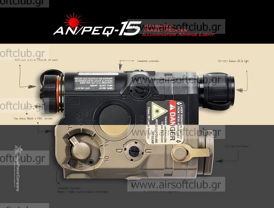 PEQ15 Illuminator Aiming Module (BK)