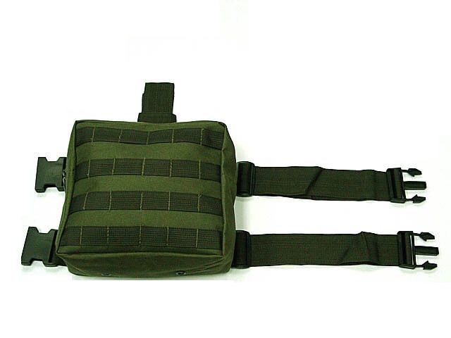 Molle Utility Drop Leg Panel Pouch Bag-OD