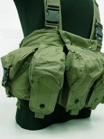 Tactical Magazine Chest Rig Carry Vest OD (600D)