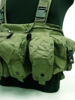 Tactical Magazine Chest Rig Carry Vest OD (600D)