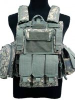 Molle Tactical Strike Plate Carrier Vest ACU 