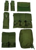 Molle Tactical Strike Plate Carrier Vest OD (600D) - Image 2