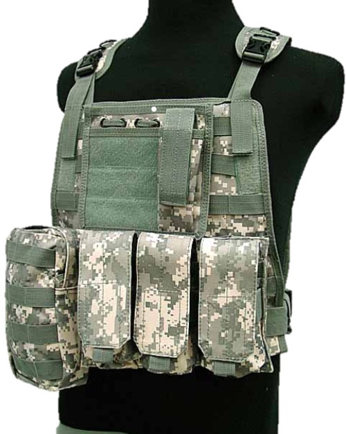 US Marine Assault Molle Plate Carrier Vest ACU