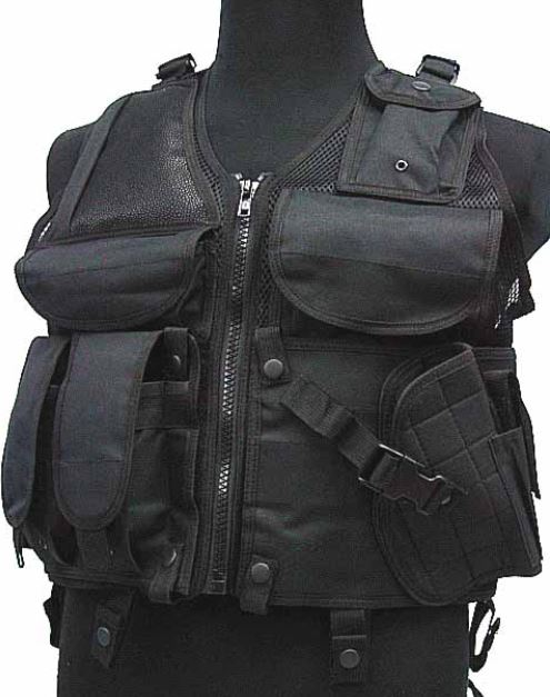 USMC  Combat Tactical Vest - Black 