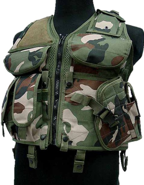USMC Combat Tactical Vest - Woodland 