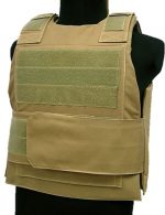 Black Hawk Down Body Tactical Armor Vest Plate Carrier -tan