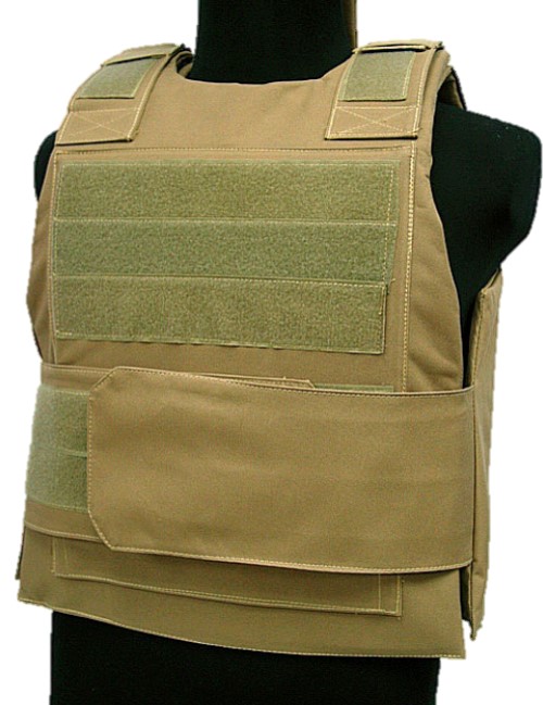 Black Hawk Down Body Tactical Armor Vest Plate Carrier -tan