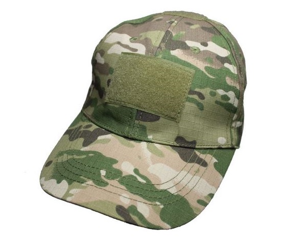 Velcro Patch Military Cap -Multicam
