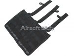 Molle Triple Magazine Open type Pouch - Black