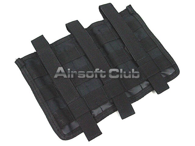 Molle Triple Magazine Open type Pouch - Black