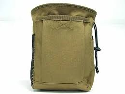 Molle Magazine Mag NVG Tool Drop Pouch Bag - Tan