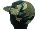Velcro Patch Military Cap -Woodland - Image 2