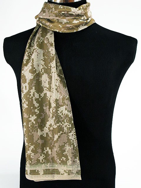 Face Veil Mesh Netting Scarf Mask- Desert Digital