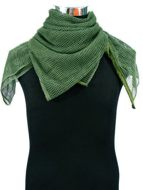 Face Veil Mesh Netting Scarf Mask- OD