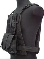 US Marine Assault Molle Plate Carrier Vest Black - Image 2