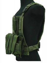 US Marine Assault Molle Plate Carrier Vest OD - Image 3