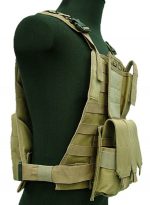 US Marine Assault Molle Plate Carrier Vest (Coyote) - Image 3