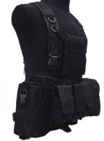 Versatile Assault Military Plate Carrier Tactical Vest Black (60 - Image 3