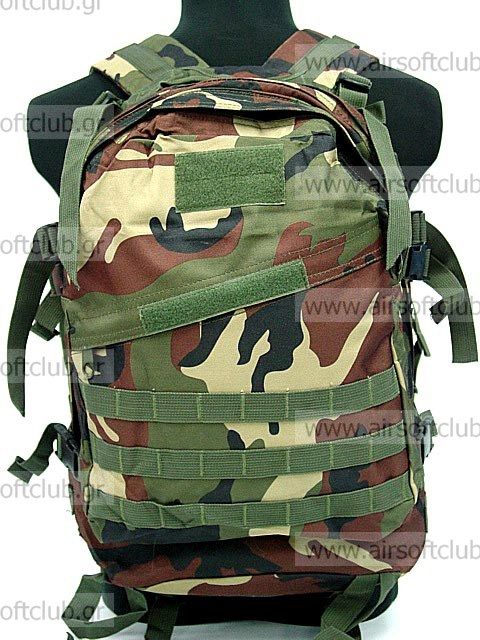 Molle Utility Backpack (WOODLAND)