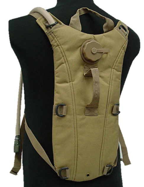 US Army 3L Hydration Water Backpack Coyote