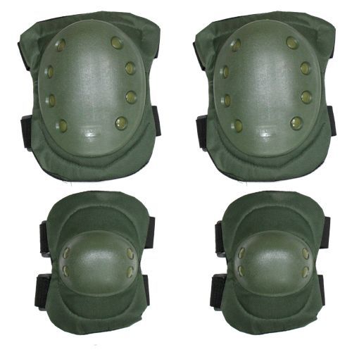 SWAT Tactical Army Elbow & Knee Pads-OD