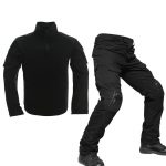 A.C.M Tactical Gen2 Combat Suit And Pants with Pad - Black