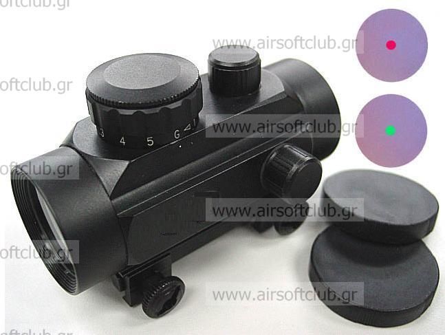 1x30 Red/Green Dot Sight Scope
