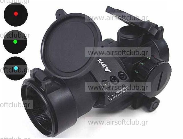 Comp M3 Type Red Green Blue Dot Sight Scope w/Cantilever Mount