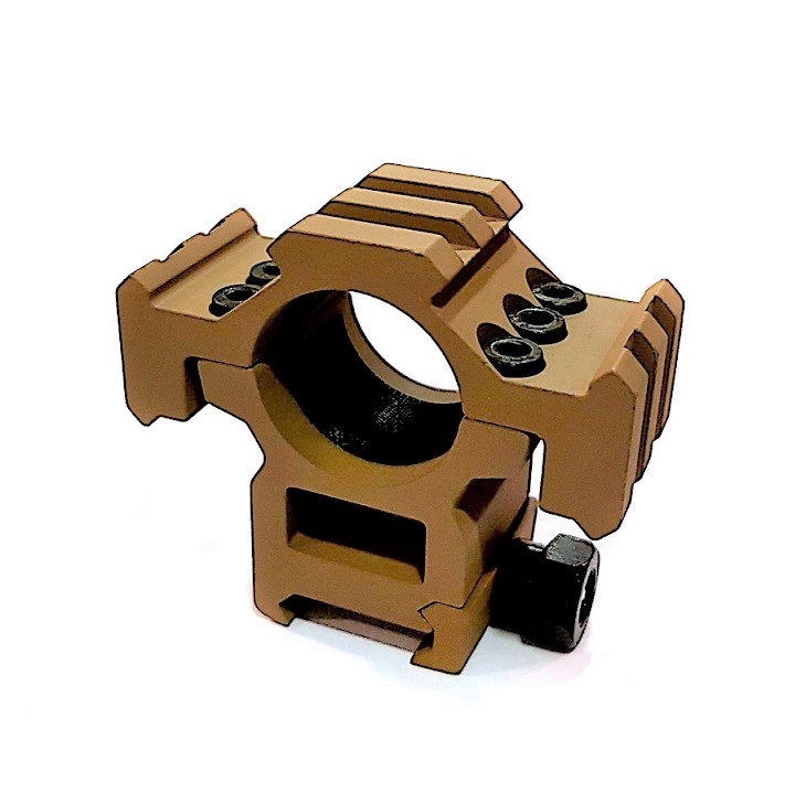 Tri-Side Rail Extend 25.4 mm Ring Mount Type 2 - DE																																																																																																																																											