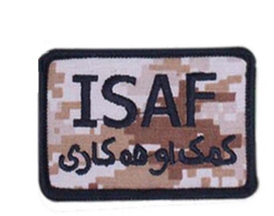 Embroidery Patch ISAF b