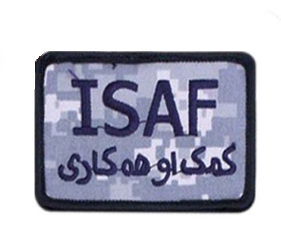 Embroidery Patch ISAF d