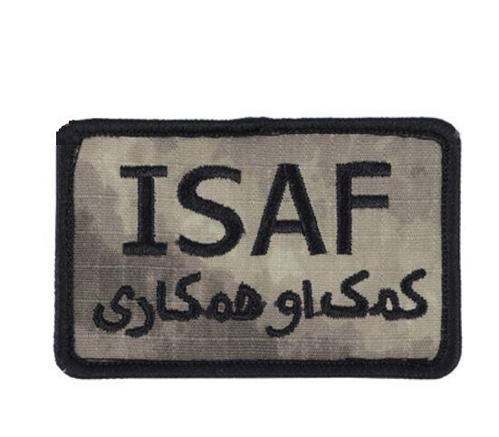 Embroidery Patch ISAF a