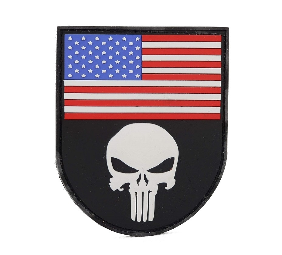 USA Punisher Flag PVC 
