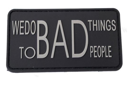 We Do Bad Things PVC 