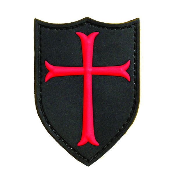 Crusaders Cross PVC - BK