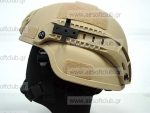 MICH TC-2000 ACH Helmet w/NVG Mount & Side Rail TAN