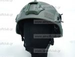 MICH TC-2000 ACH Helmet w/NVG Mount & Side Rail OD