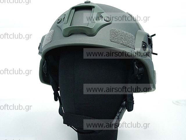 MICH TC-2000 ACH Helmet w/NVG Mount & Side Rail OD