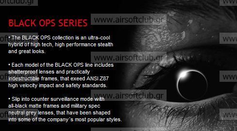 AIRBORNE Smoke Grey Lens, Matte Black Frame