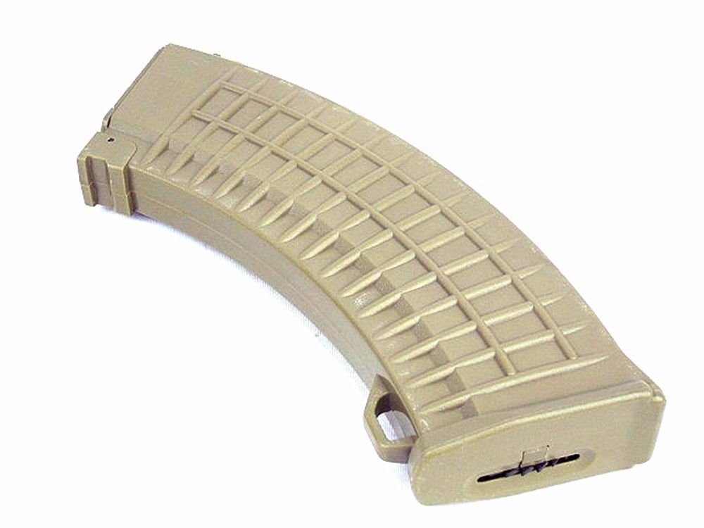 AK 550RDS PLASTIC MAGAZINE TAN