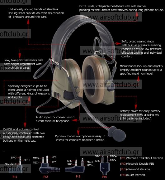Comtac I Headset