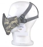 Tactical Steel Wire Half Face Mask - ACU - Image 2