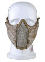 Tactical Steel Wire Half Face Mask - DIGITAL DESERT