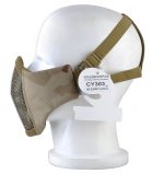 Tactical Steel Wire Half Face Mask - 3COLOR DESERT - Image 2
