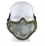 Strike Steel Mech Half Face Camo Mask - FG