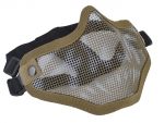 Strike Steel Mech Half Face Skull Mask - DE