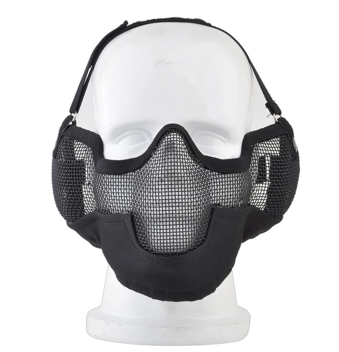 Strike Steel Mech Half Face Mask V2 - BK
