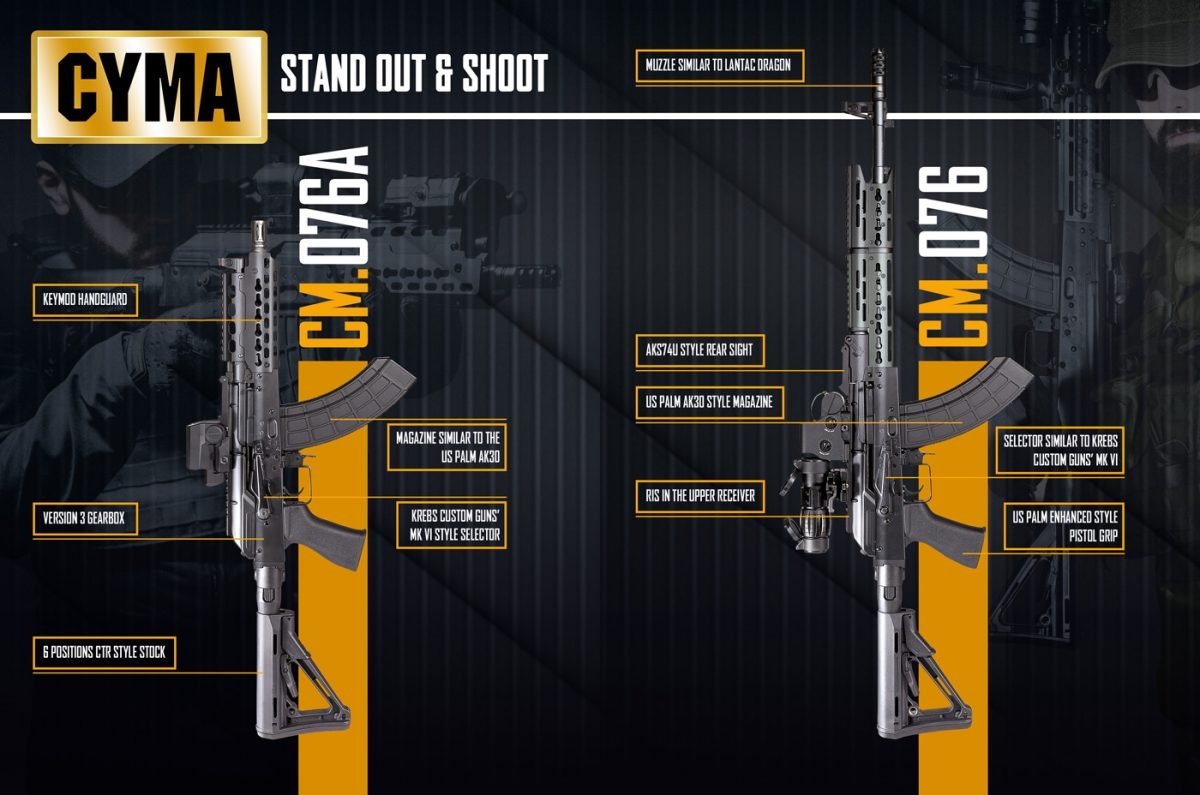 AK74 6" KEYMOD (FULL METAL) - Image 3